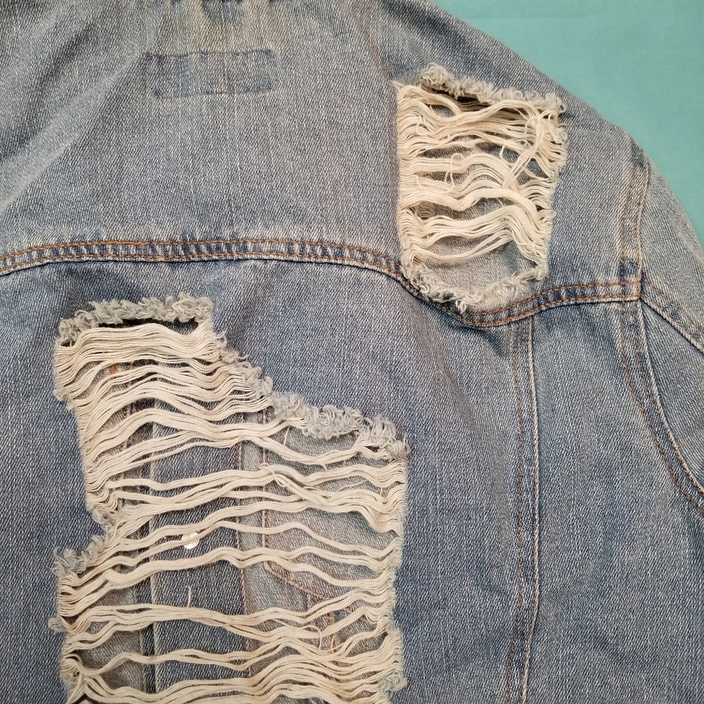 Destructive Jean Jacket - Picture 9 of 11